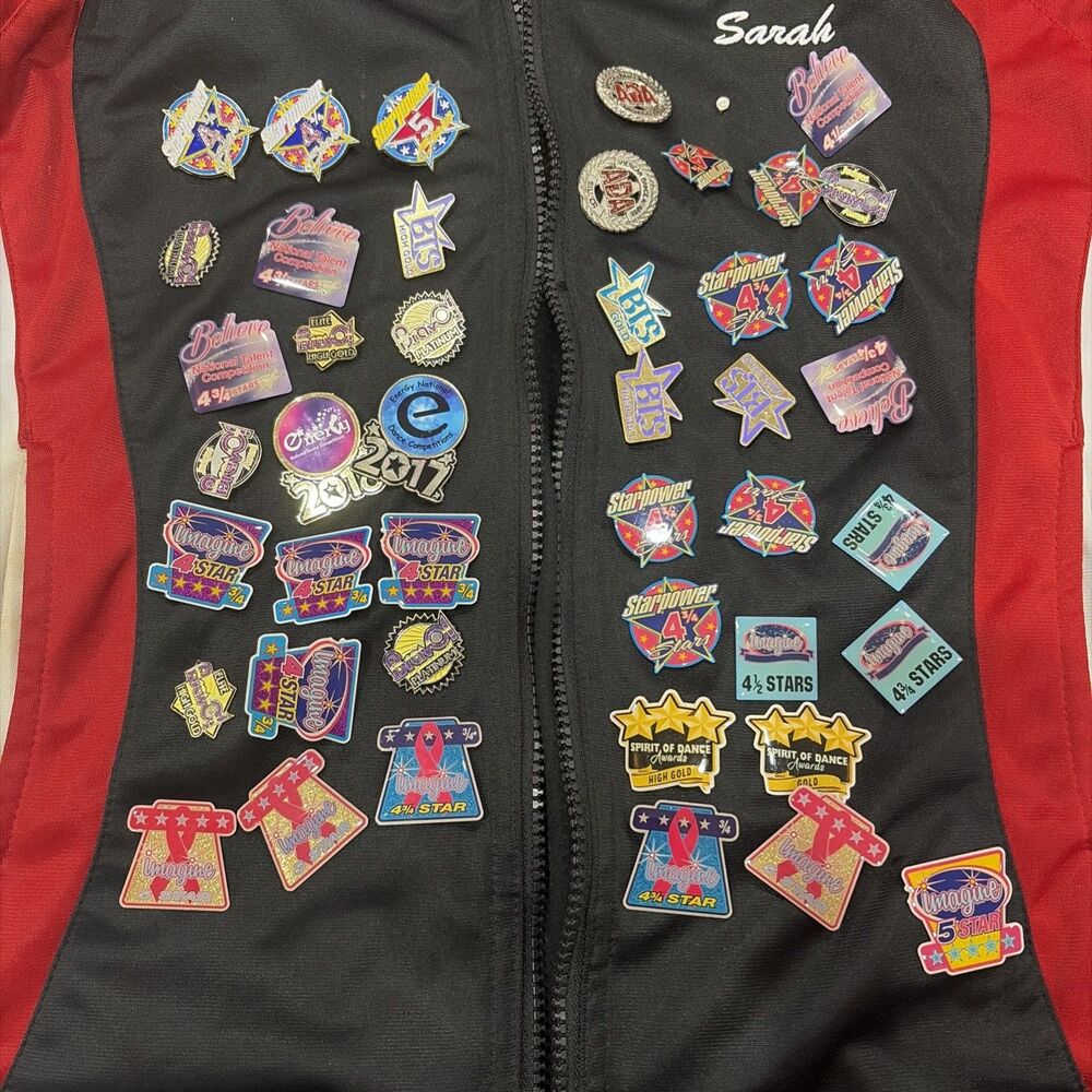 Huge Pin Lot of Dance Tour Award Competition Finals, etc...